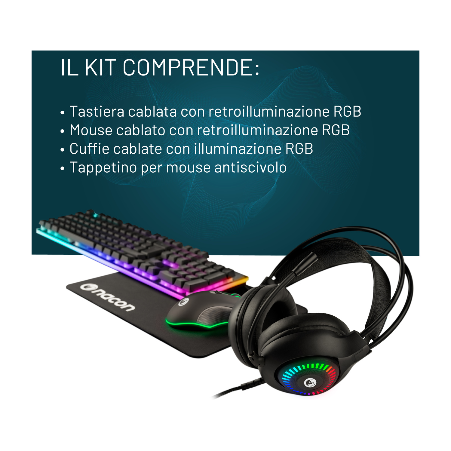 NACON KIT GAMING 4 IN 1