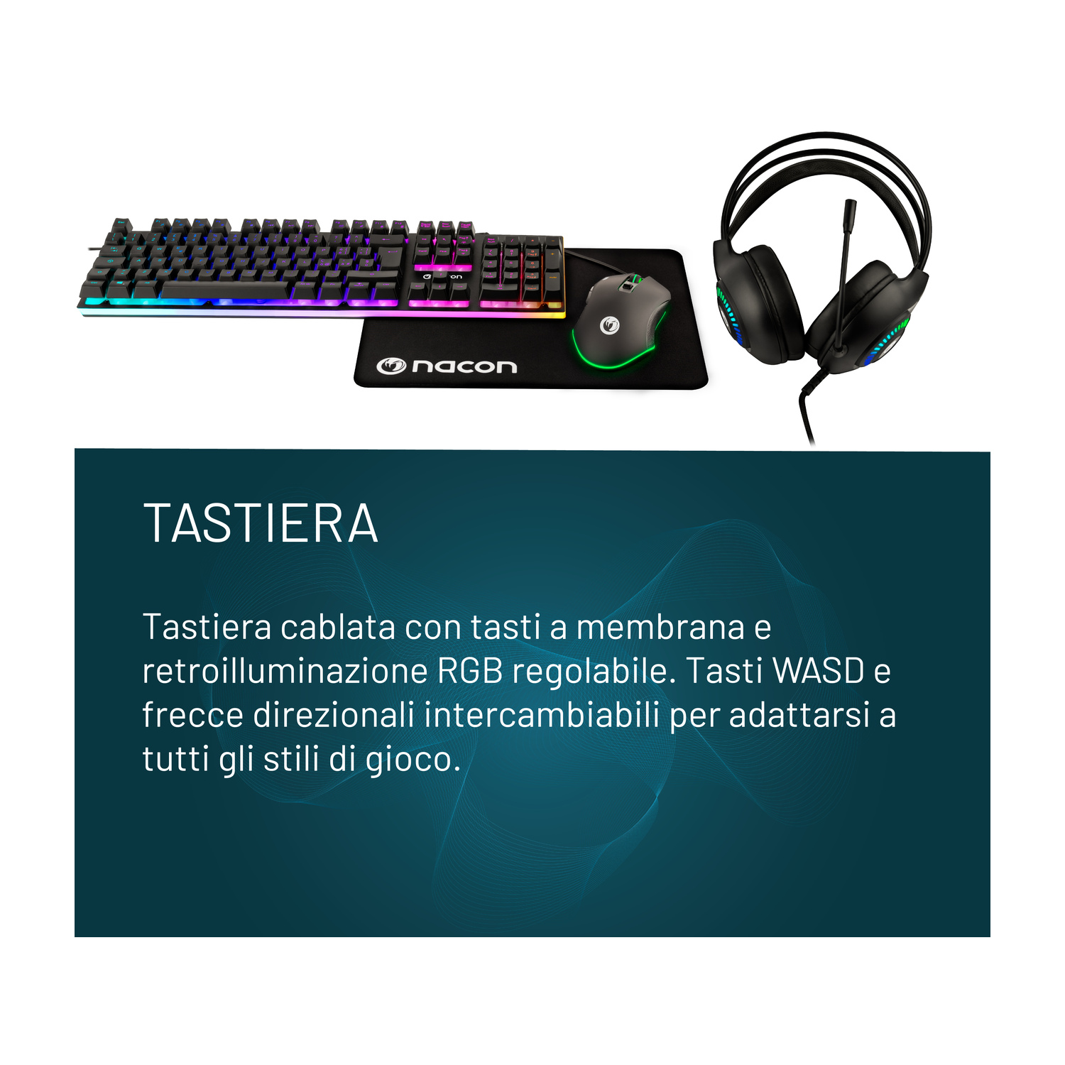 NACON KIT GAMING 4 IN 1