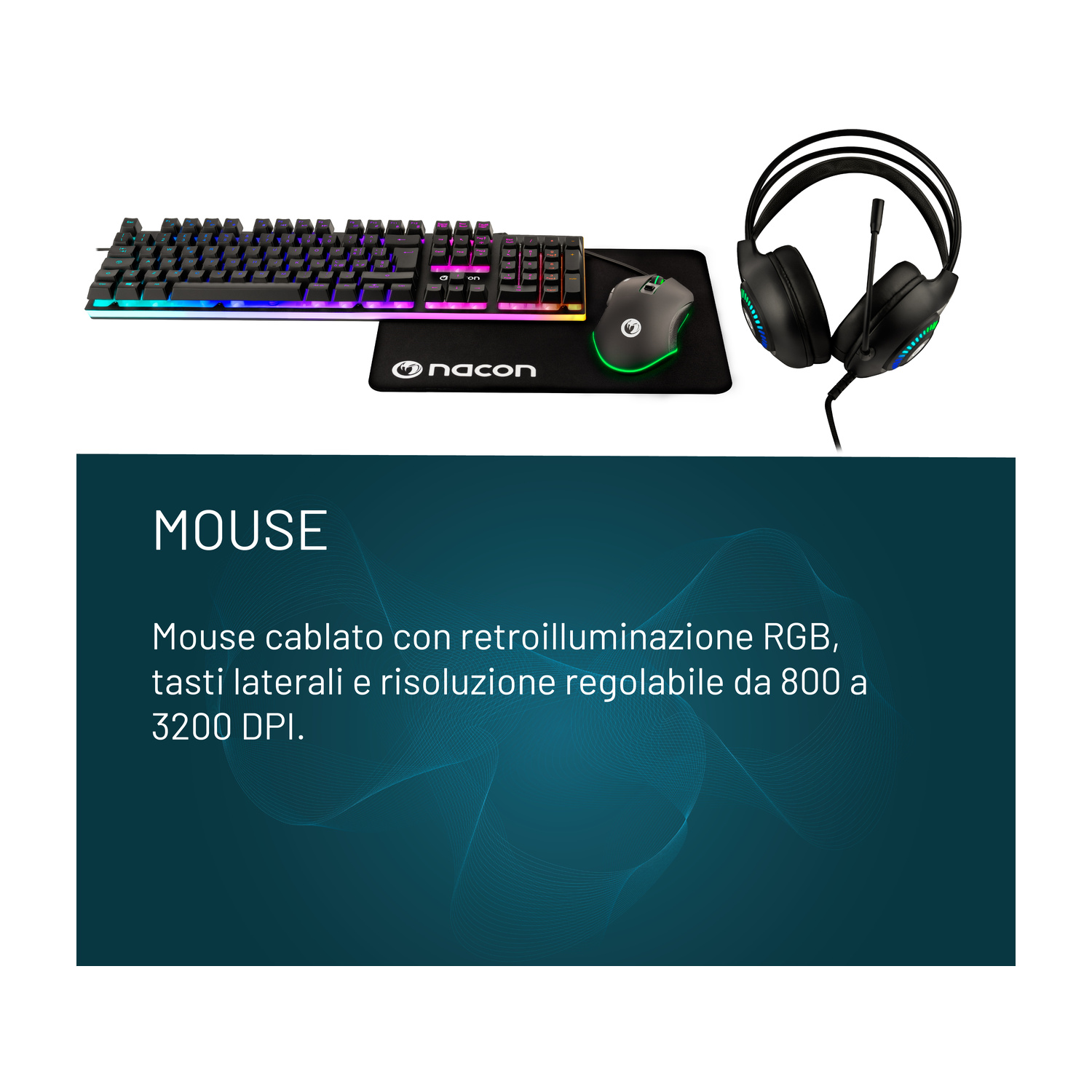 NACON KIT GAMING 4 IN 1