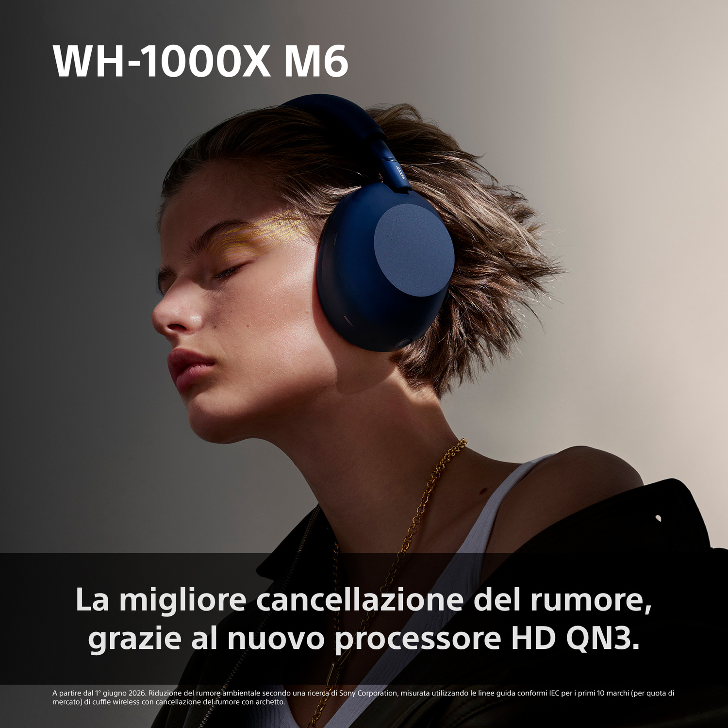 SONY WH-1000XM6 CUFFIE WIRELESS, OLIVE GREY