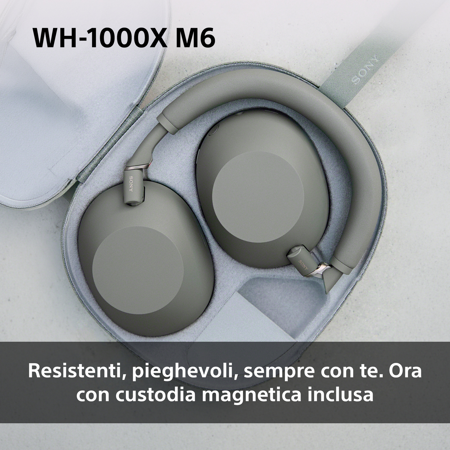 SONY WH-1000XM6 CUFFIE WIRELESS, OLIVE GREY