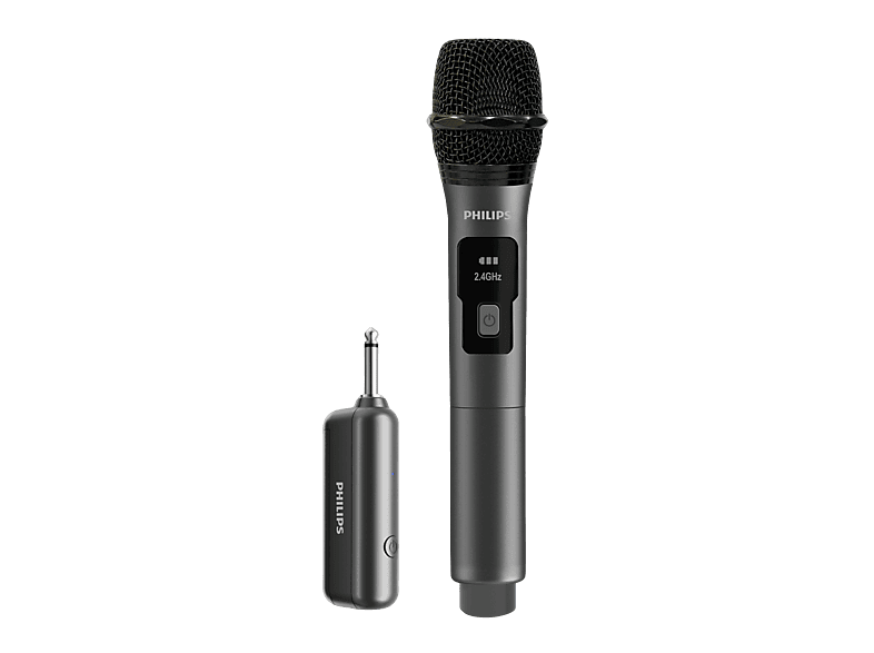 PHILIPS 2.4 ghz Kablosuz Tekli Mikrofon Siyah
