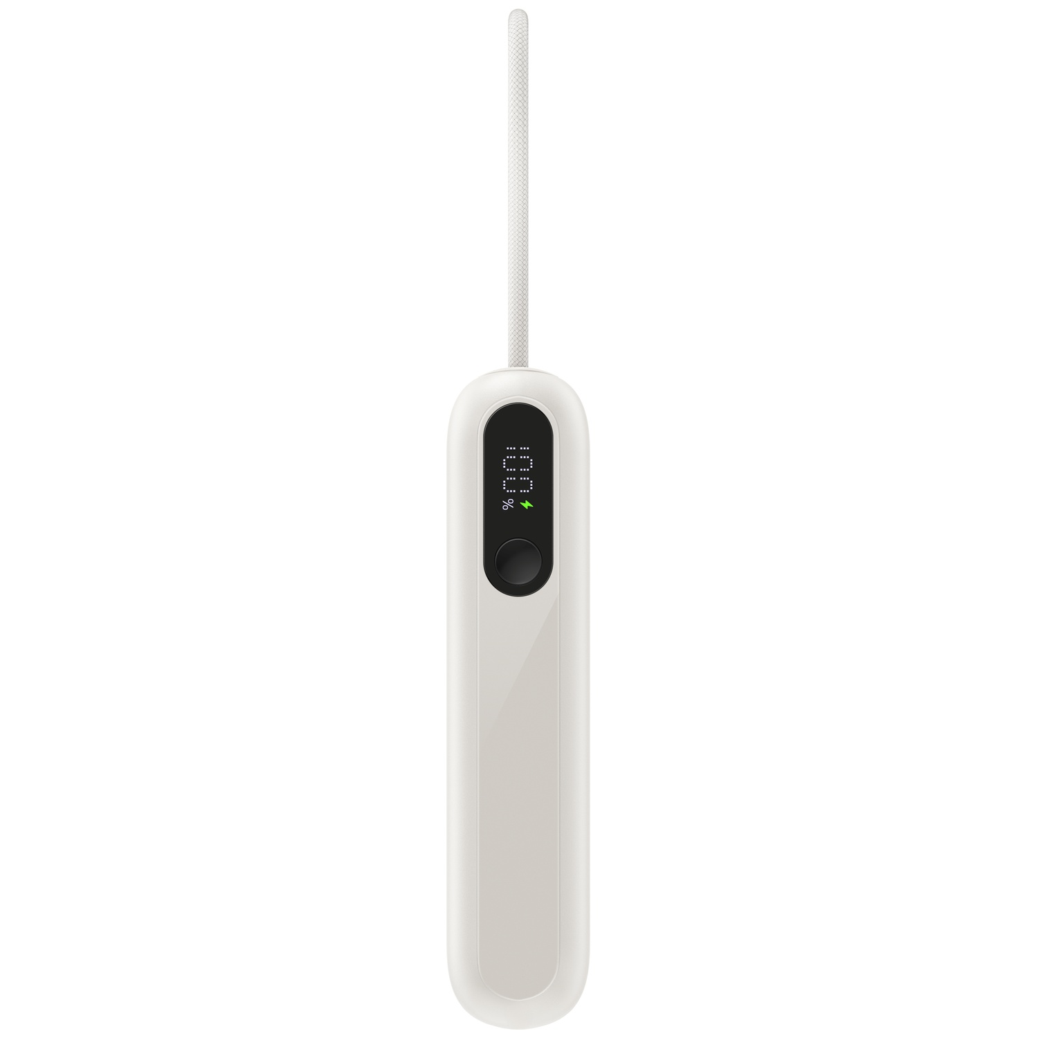 BELKIN BoostCharge 10.000 mAh – 45W PD – Met Display & Geïntegreerde Kabel (USB-A + USB-C) Powerbank Beige