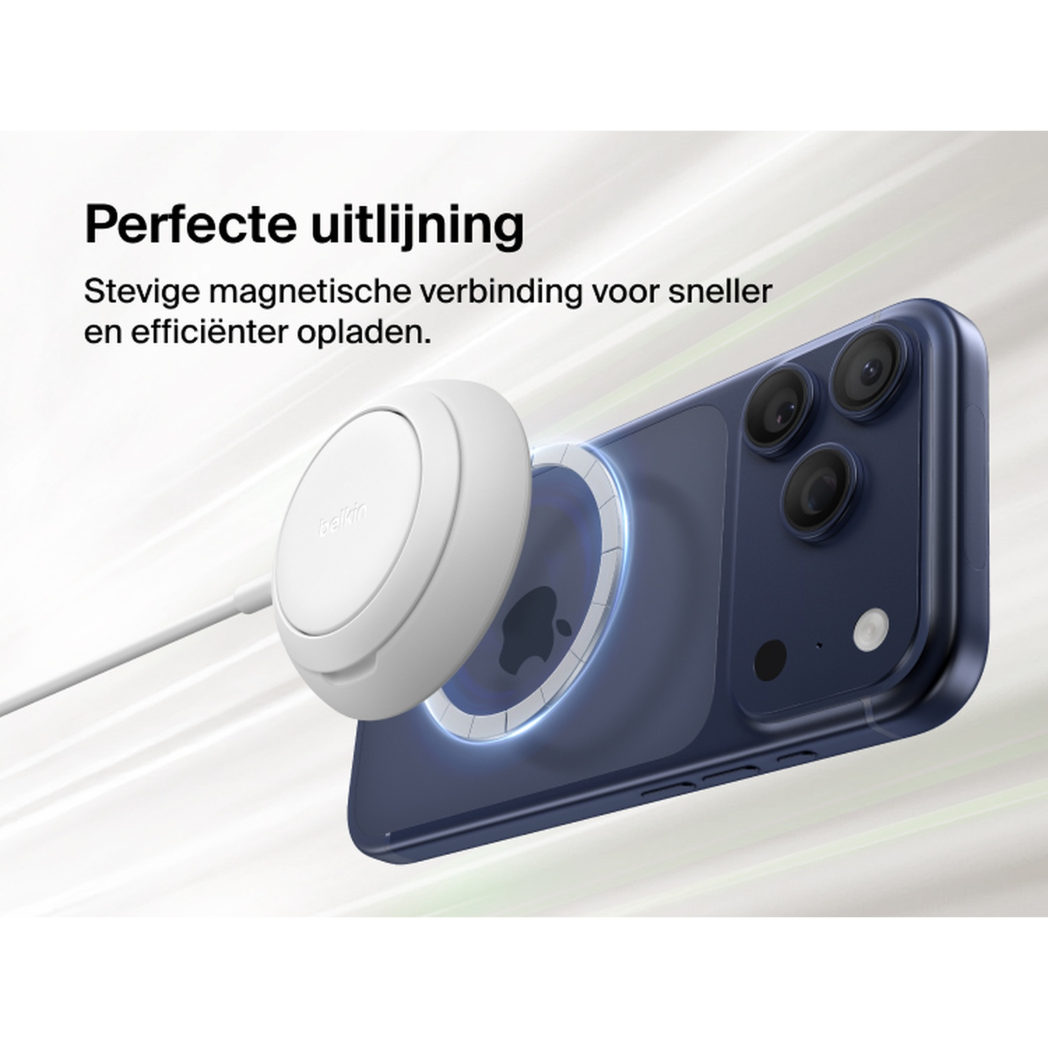 BELKIN BoostCharge Draadloze Oplader Qi2 25W Pad - Wit