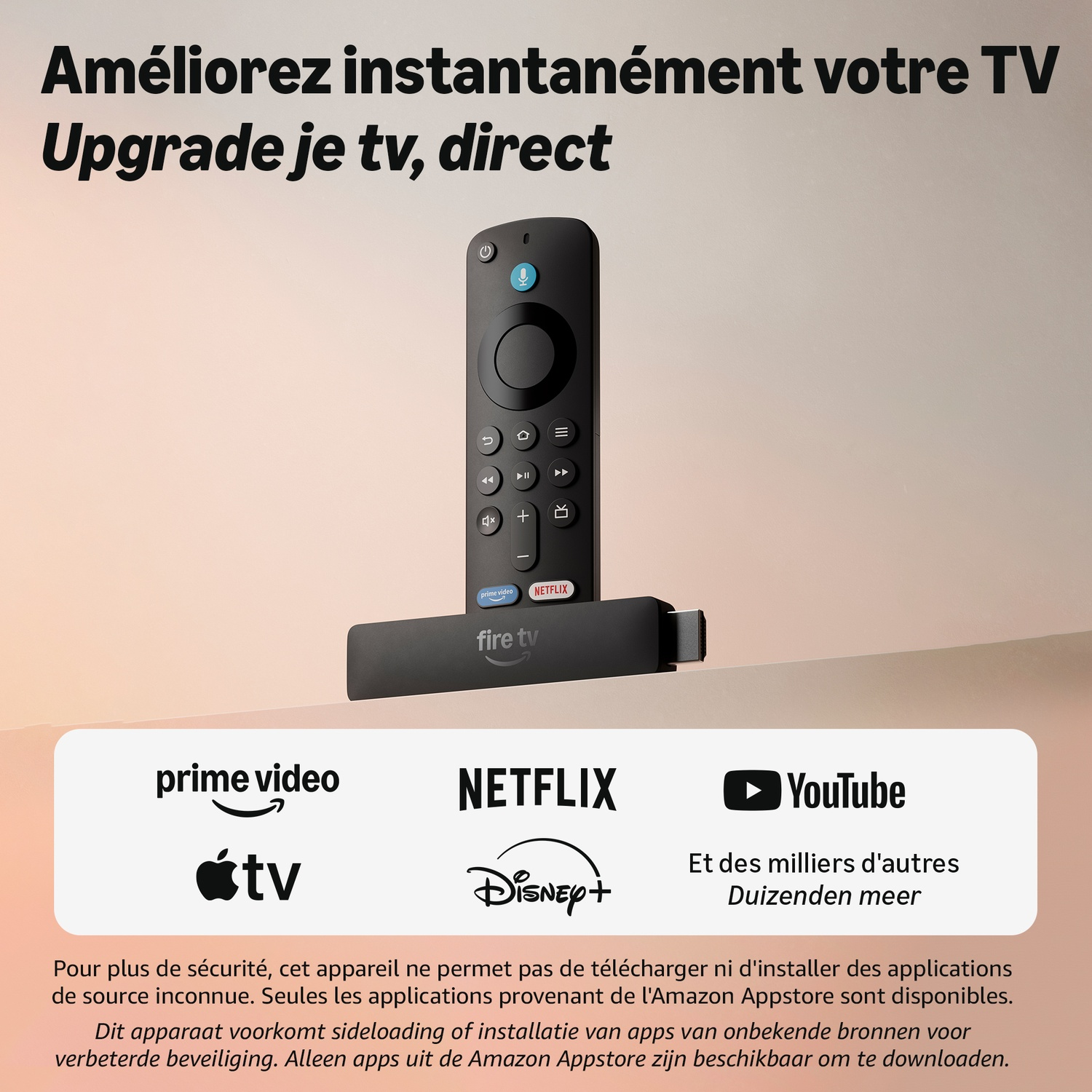 AMAZON Fire TV Stick HD (2nd Gen) Clé de streaming multimédia