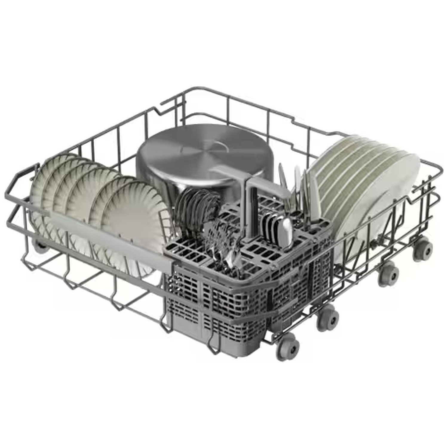AEG GI7210B1SN 7000 XXL - Lave-vaisselle - entièrement encastrable - 13 couverts - 42 dB(A)
