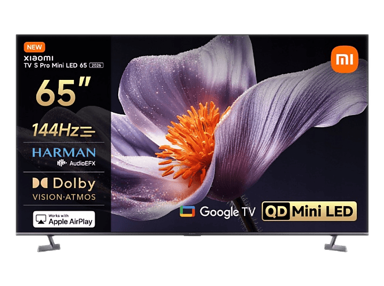 Telewizor Xiaomi TV S Pro 65 2026 65″ QD-Mini LED 4K 144 Hz Google TV