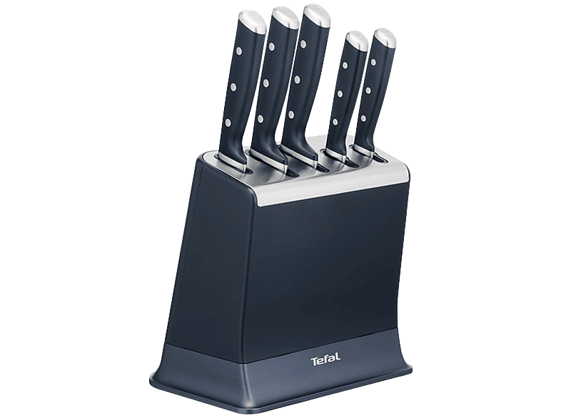Tefal EverSharp 5-delige messenset met messenblok met slijper