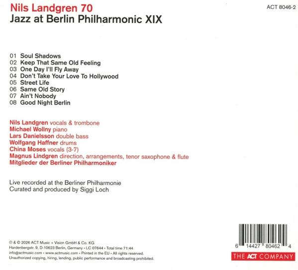 Rückseite einer Jazz-CD mit Trackliste und Musikernamen.