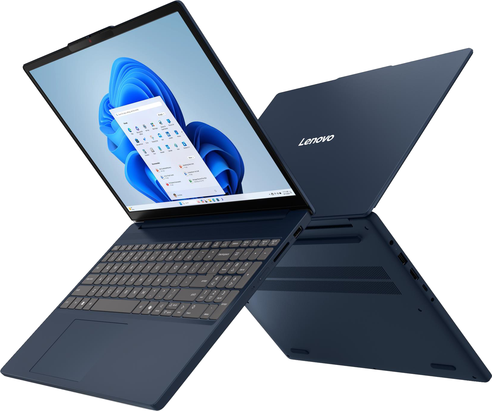 LENOVO IdeaPad Slim 3i 83K101HUHV Kék Laptop (15,3" WUXGA/Core i5/8GB/512 GB SSD/NoOS)
