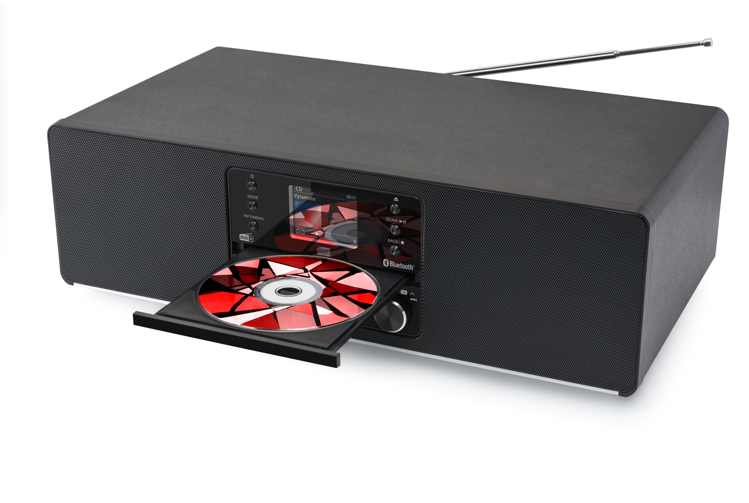 JVC ALL IN ONE DAB+ funkcióval RD-E984 fekete