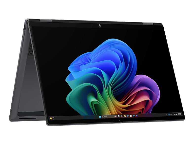 HP OmniBook X Flip 16-cb0704nzx, Convertible 2 in 1 Laptop, mit 16 Display Touchscreen, Intel® Core™ Ultra 7 Prozessor 355 (12 MB Cache, bis zu 4.70 GHz), GB RAM, 512 SSD, Onboard Graphics, Eclipse Gray, Windows 11 Home