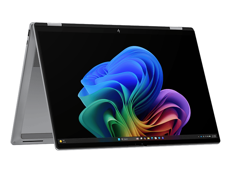 HP OmniBook X Flip 16-cc0604nzx, Convertible 2 in 1 Laptop, mit 16 Display Touchscreen, AMD Ryzen™ AI 7 445 Prozessor (8 MB Cache, bis zu 4.6 GHz), GB RAM, 512 SSD, Radeon™ 840M, Meteor Silver, Windows 11 Home