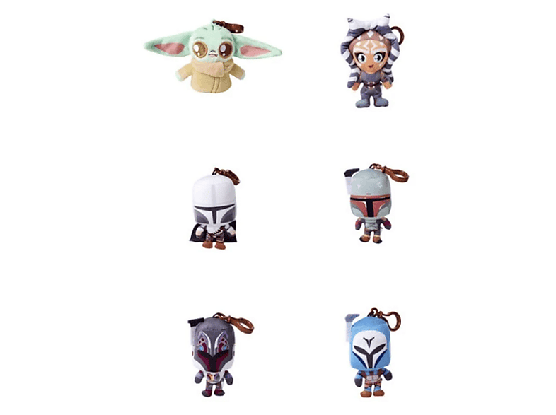 Disney Star Wars Cutie Clipz, 10cm, 6-sort. (1 von 6 Figuren) Schlüsselanhänger — Foto 2 von 2