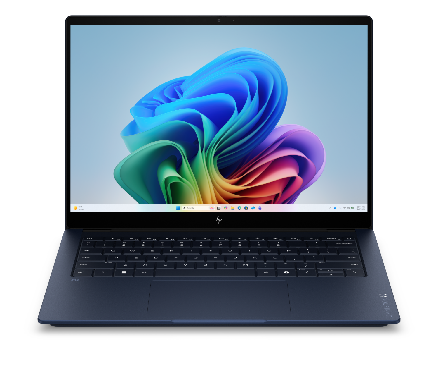 Laptop HP OmniBook X AI 14-ka0022nwx 2K OLED / Intel® Core™ Ultra 5 325 / 16 GB RAM / 512 GB SSD / Core™ Onboard Graphics / Windows 11 Home Granatowy