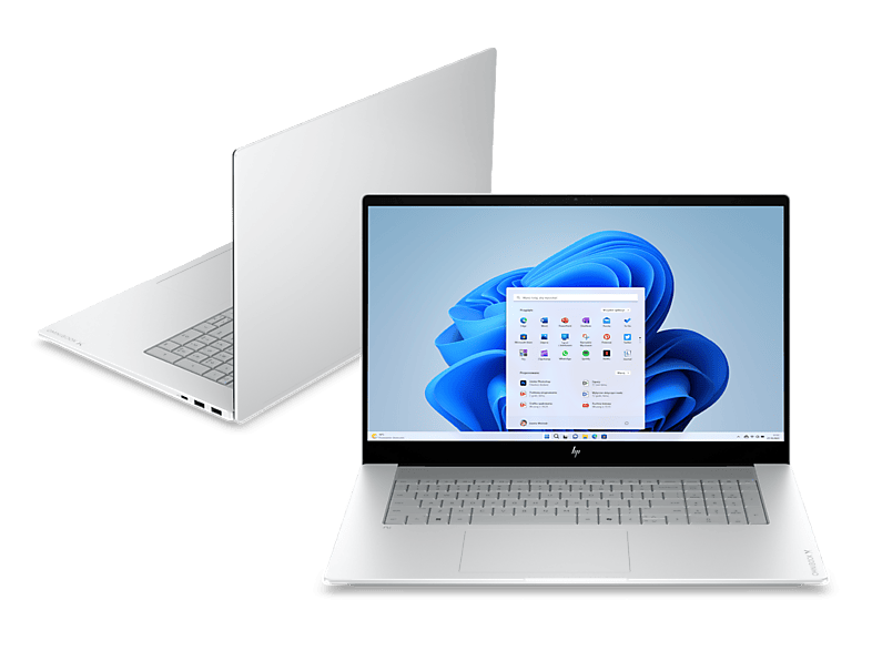 Laptop HP OmniBook X AI 17-de0014nwx FHD Dotykowy / Intel® Core™ Ultra 7 355 16 GB RAM 512 SSD Onboard Graphics Windows 11 Home Srebrny