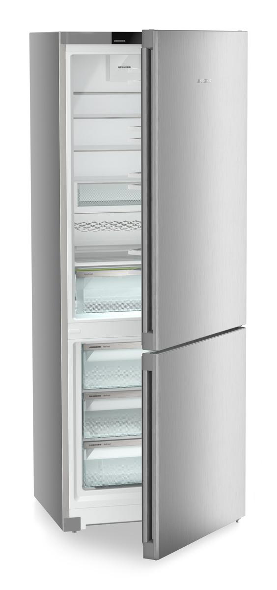LIEBHERR CNsfa 7723 Plus Kühl-Gefrierkombination (A, 485 l, 2015 mm hoch, Tür: SteelFinish & Gehäuse: Silver)