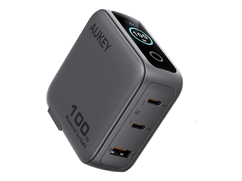 PORT DESIGNS PA-B9U GaN‑Ladegerät Universal 100 W, Grau