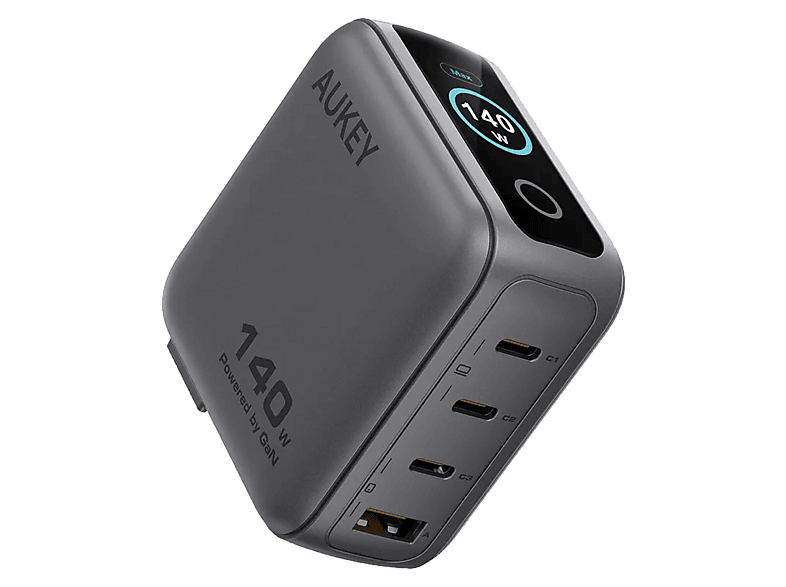 PORT DESIGNS PA-B10U GaN‑Ladegerät Universal 140 W, Grau