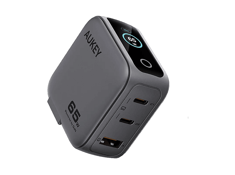 PORT DESIGNS PA-B8U GaN‑Ladegerät Universal 65 W, Grau
