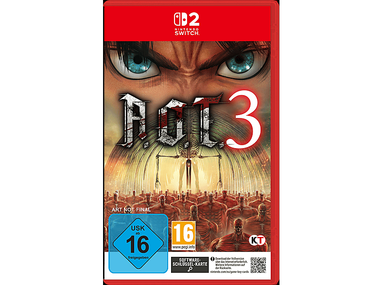 Attack on Titan 3 - Nintendo Switch 2 [Game key card]
