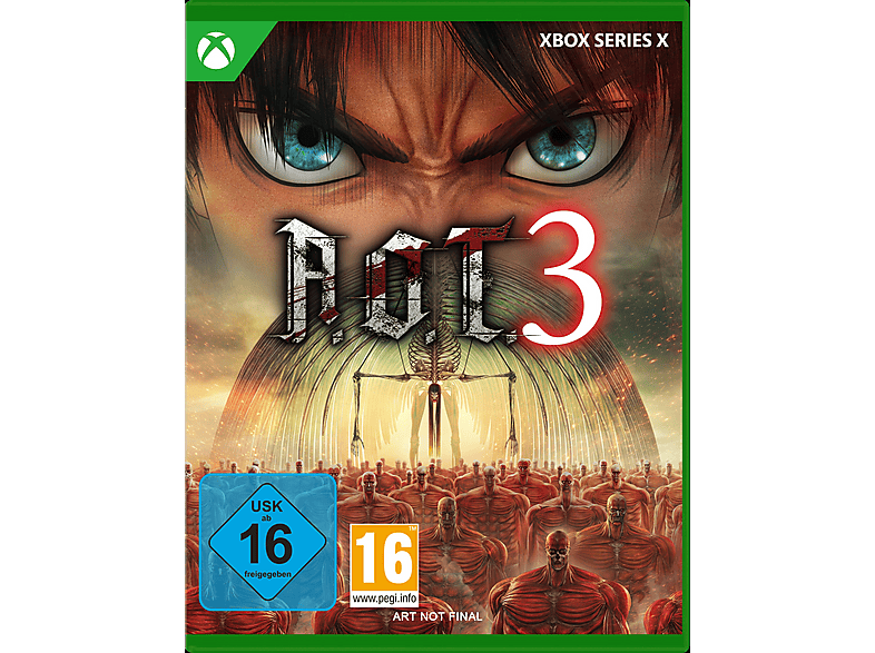 Attack on Titan 3 - XBox Series X [Blu-ray]