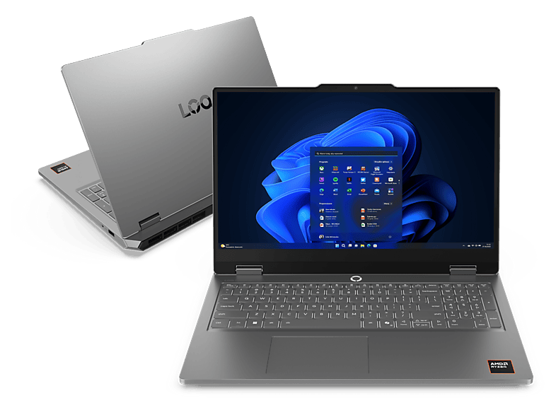 Laptop LENOVO LOQ Essential 15ARP11 FHD / AMD Ryzen™ 7 170 16 GB RAM 512 SSD GeForce RTX™ 5050 Windows 11 Home Szary