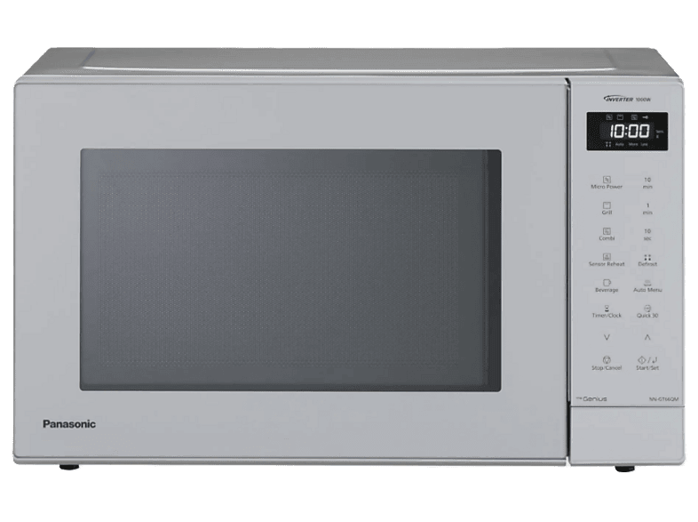 Inwerterowa kuchenka mikrofalowa z grillem PANASONIC NN-GT66QM Srebrny