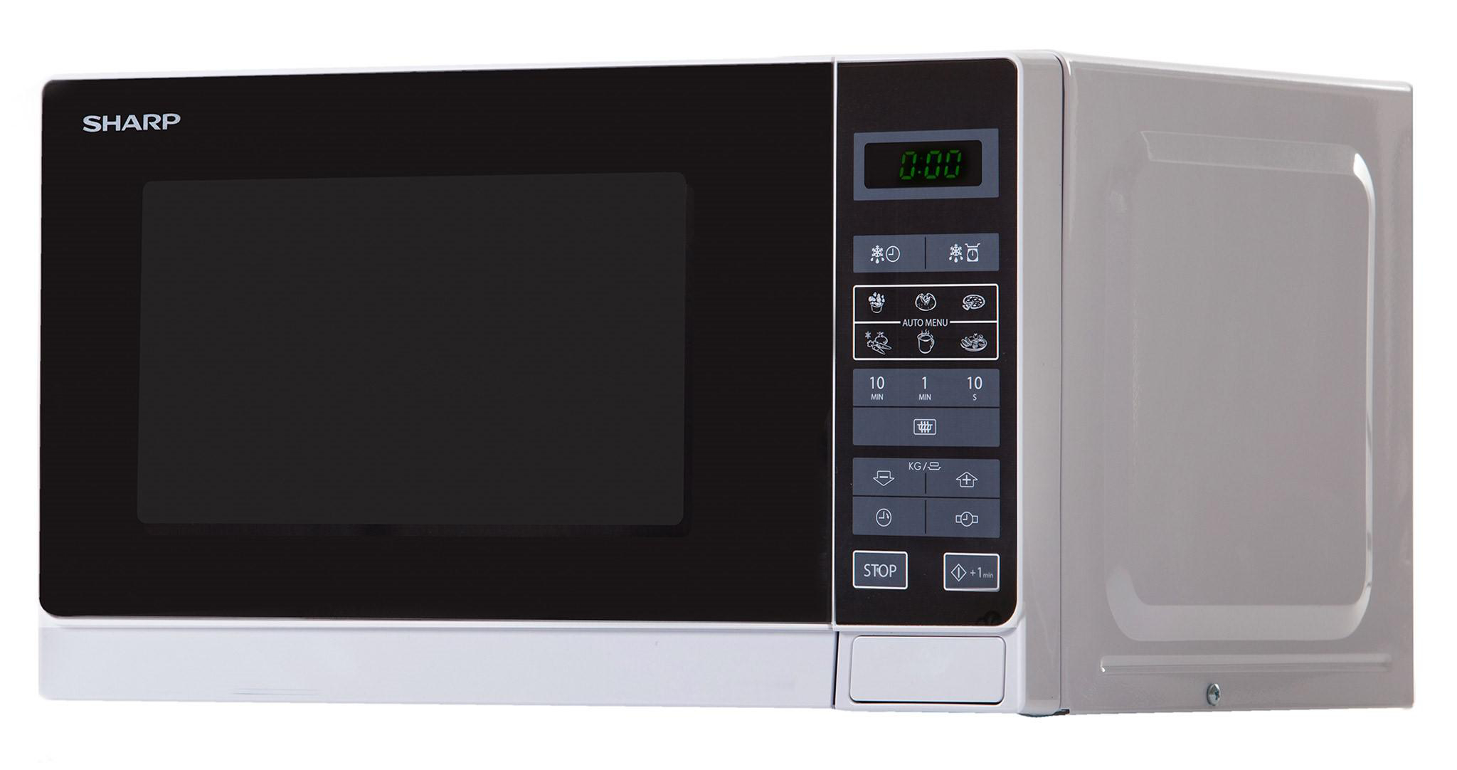 SHARP R-242INW, Mikrowelle (800 Watt)