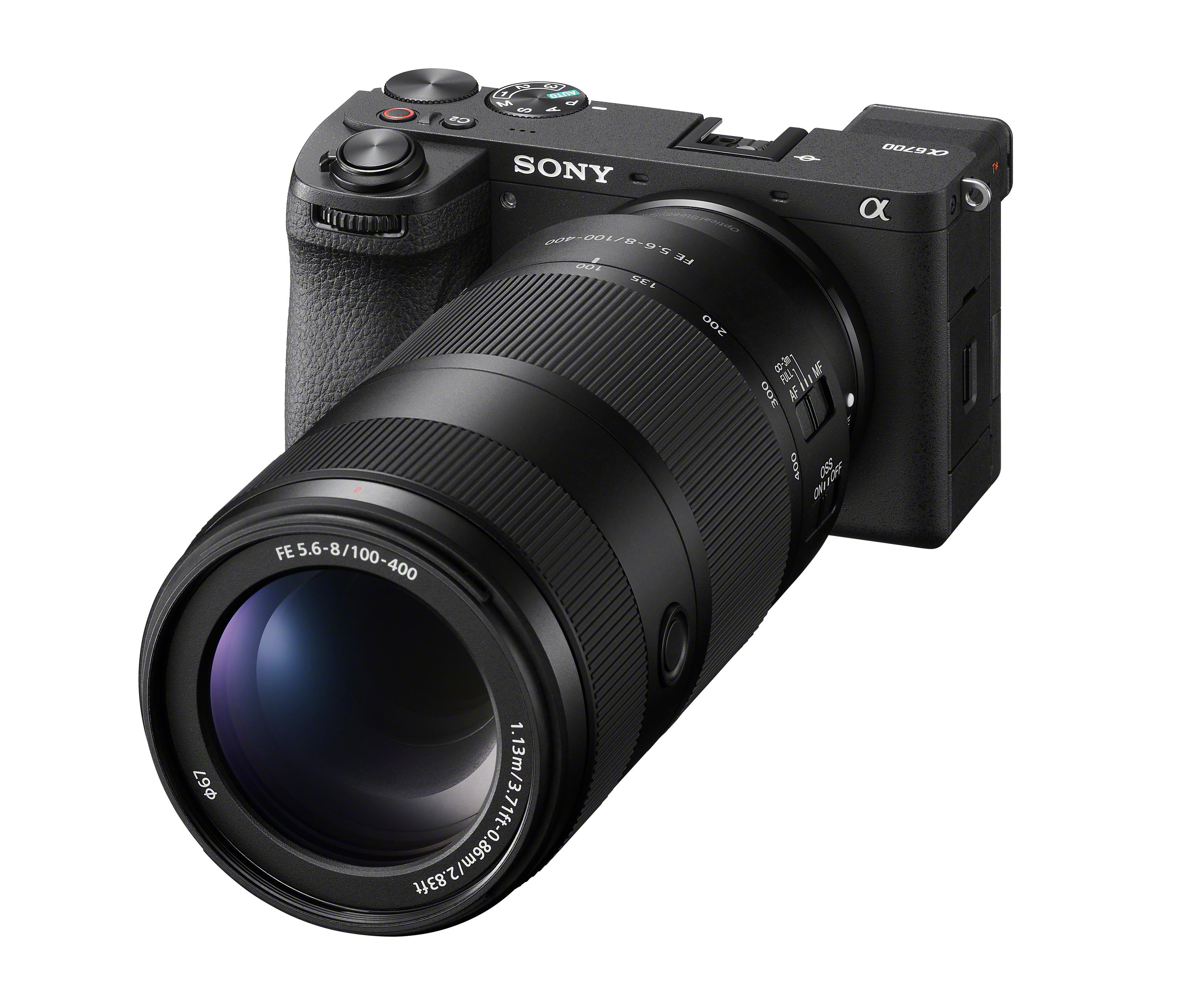 SONY SEL100400B.SYX 100 mm - 400 mm f./5.6-8 (Objektiv für Sony E-Mount, Schwarz)