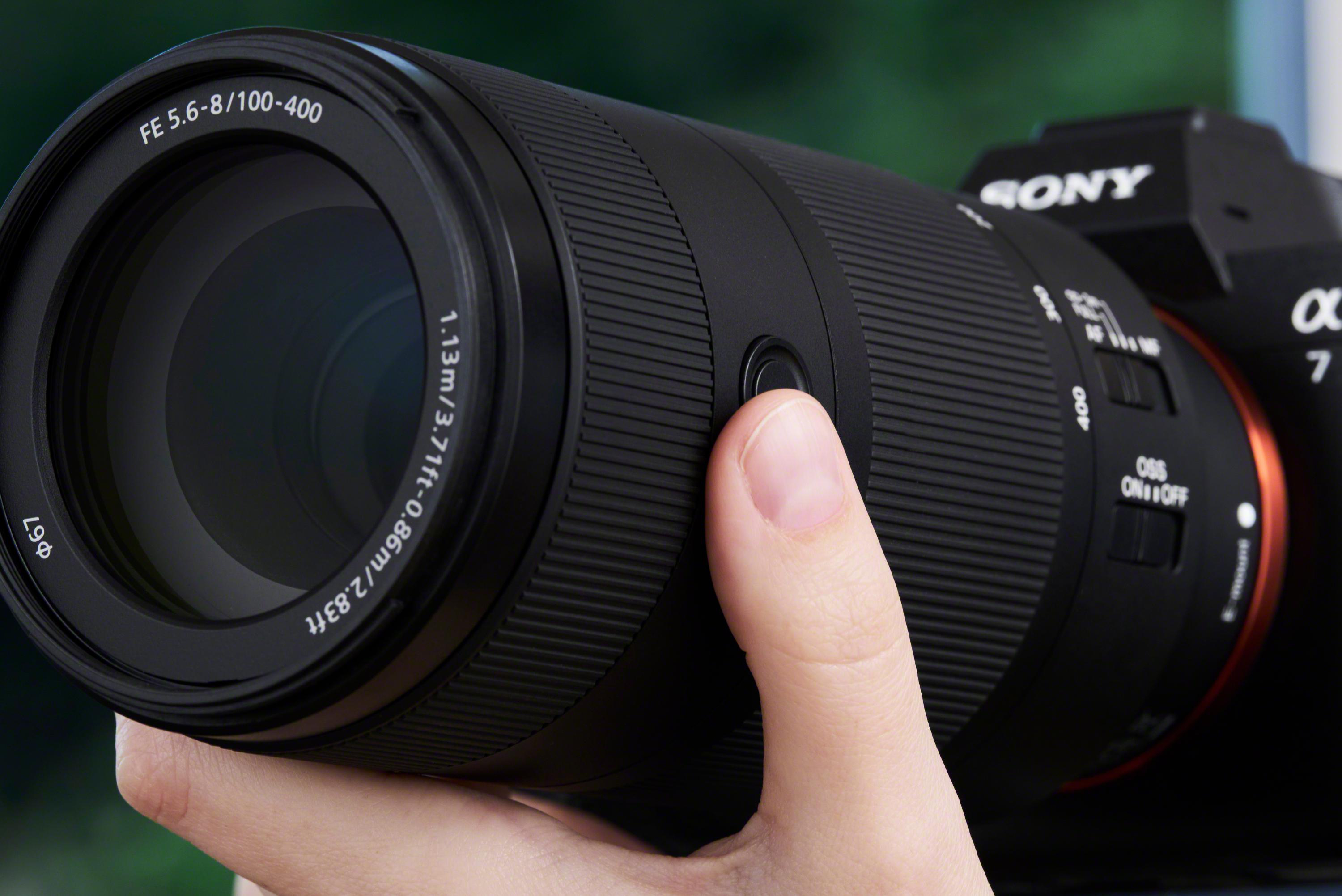 SONY SEL100400B.SYX 100 mm - 400 mm f./5.6-8 (Objektiv für Sony E-Mount, Schwarz)