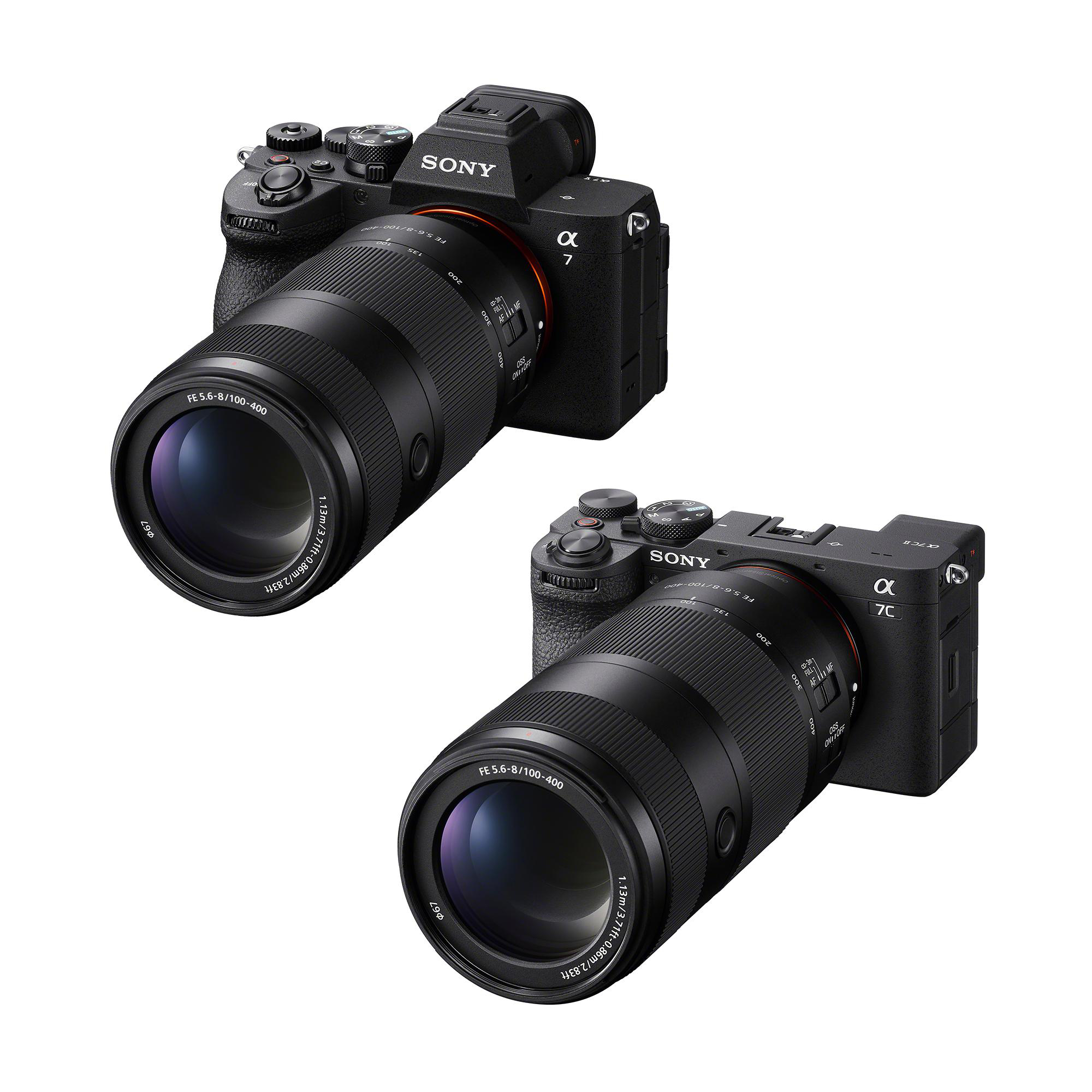 SONY SEL100400B.SYX 100 mm - 400 mm f./5.6-8 (Objektiv für Sony E-Mount, Schwarz)