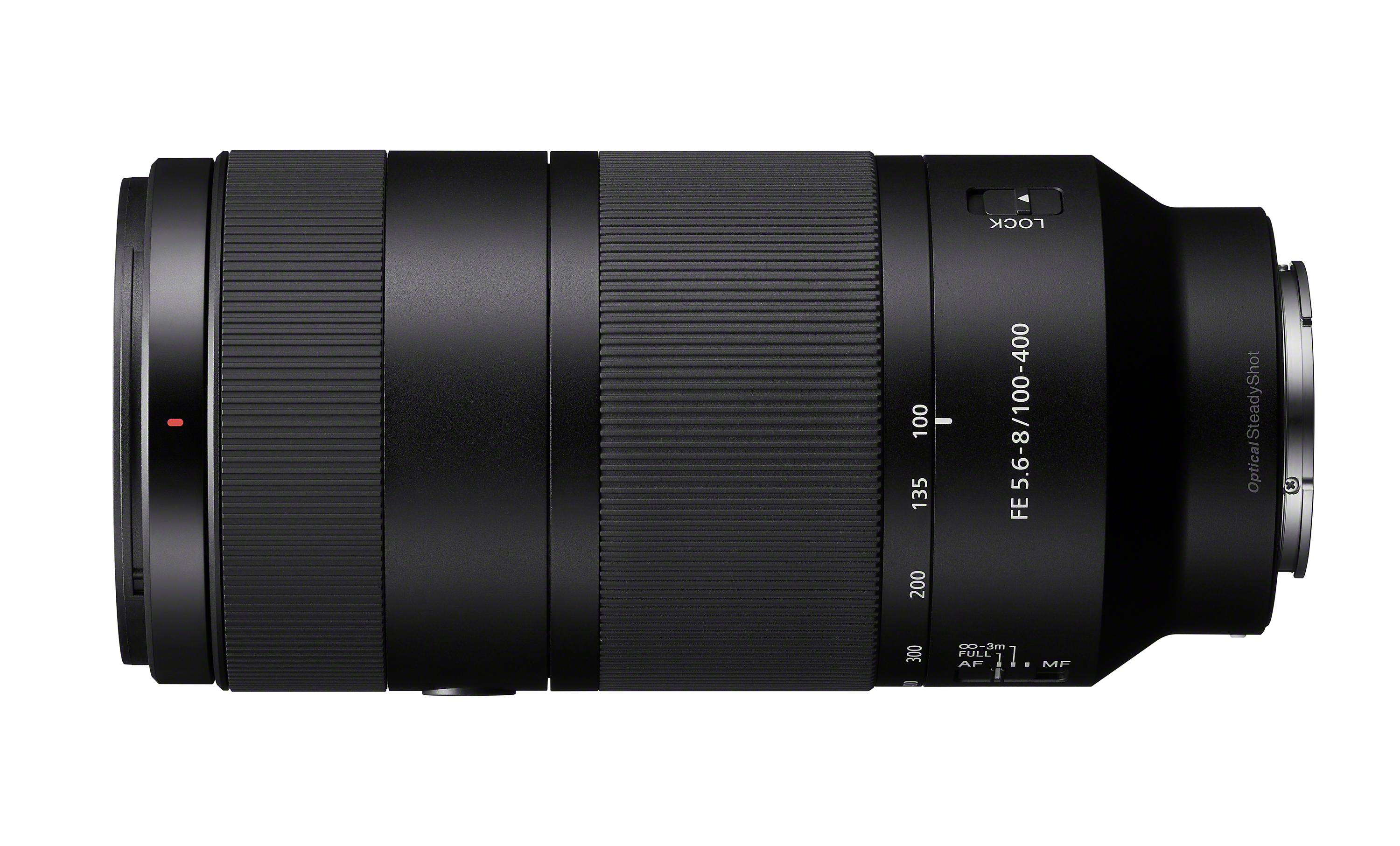 SONY SEL100400B.SYX 100 mm - 400 mm f./5.6-8 (Objektiv für Sony E-Mount, Schwarz)