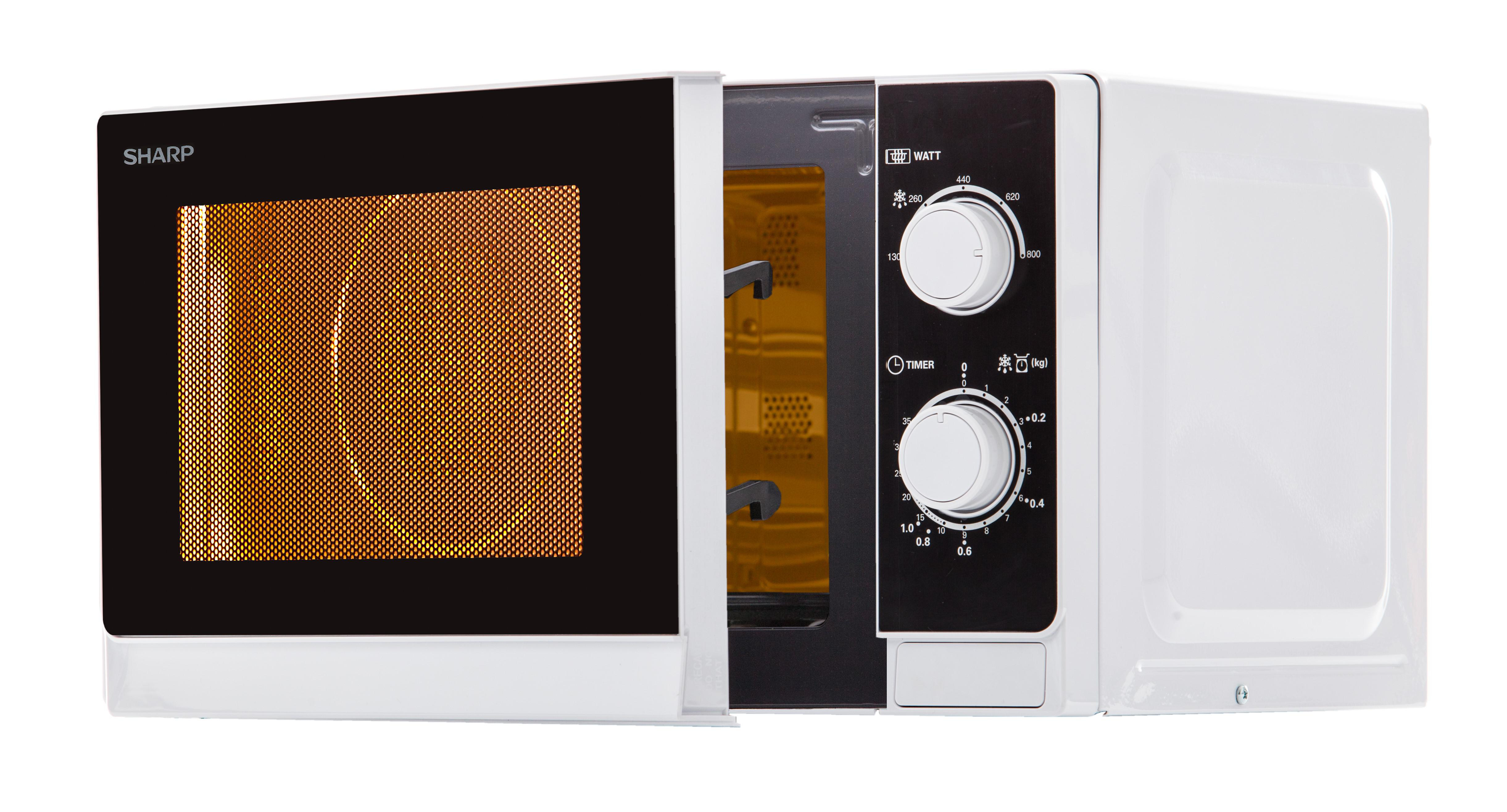 SHARP R 200 INW, Mikrowelle (800 Watt)