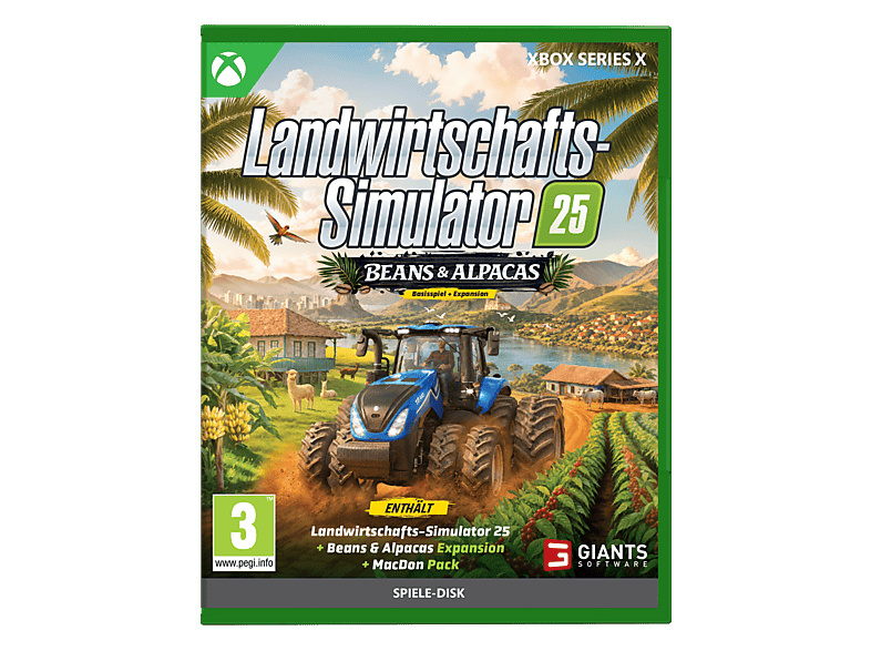 Landwirtschafts-Simulator 25 Beans + Alpacas Edition - XBox Series X S [Blu-ray]