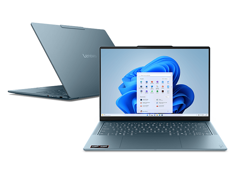 Laptop LENOVO Yoga Slim 7 14AGP11 WUXGA OLED / AMD Ryzen™ AI 5 430 16 GB RAM 512 SSD Radeon™ 840M Windows 11 Home Turkusowy