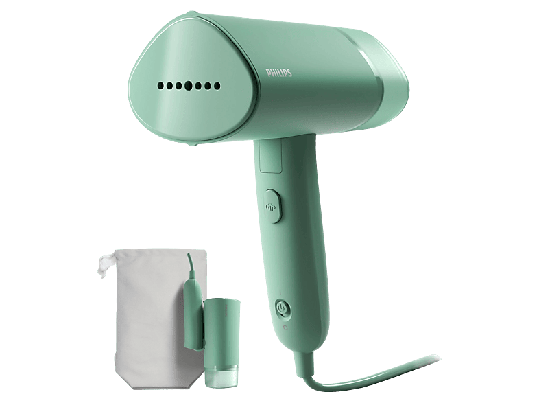 Philips STH3010/70 Tragbarer Dampfglätter (0 bar, 1000 Watt, 100 ml Wassertank, Türkis)