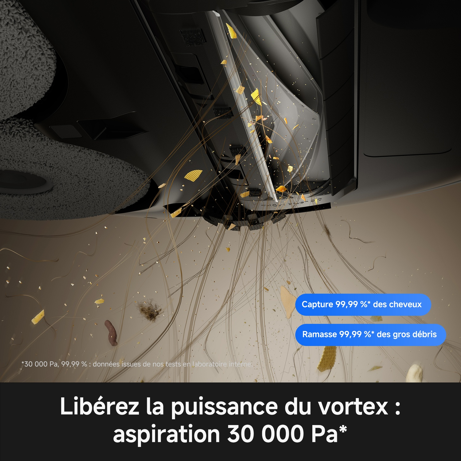 MOVA P70 Pro Ultra - Aspirateur robot - Avec Fonction serpillère - 700 W - Blanc