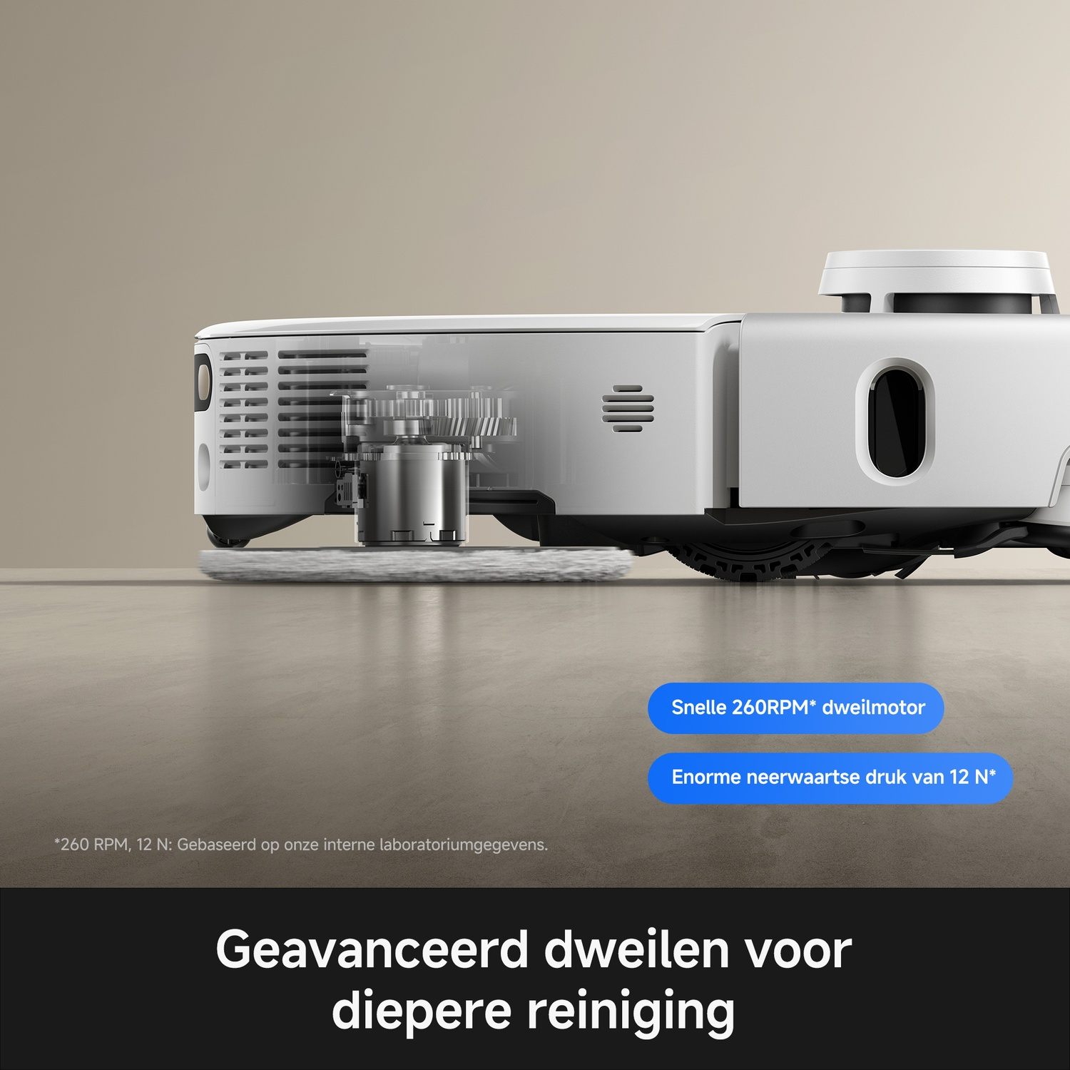 MOVA P70 Pro Ultra - Robotstofzuiger - Met Mop-functie - 700 W - Wit