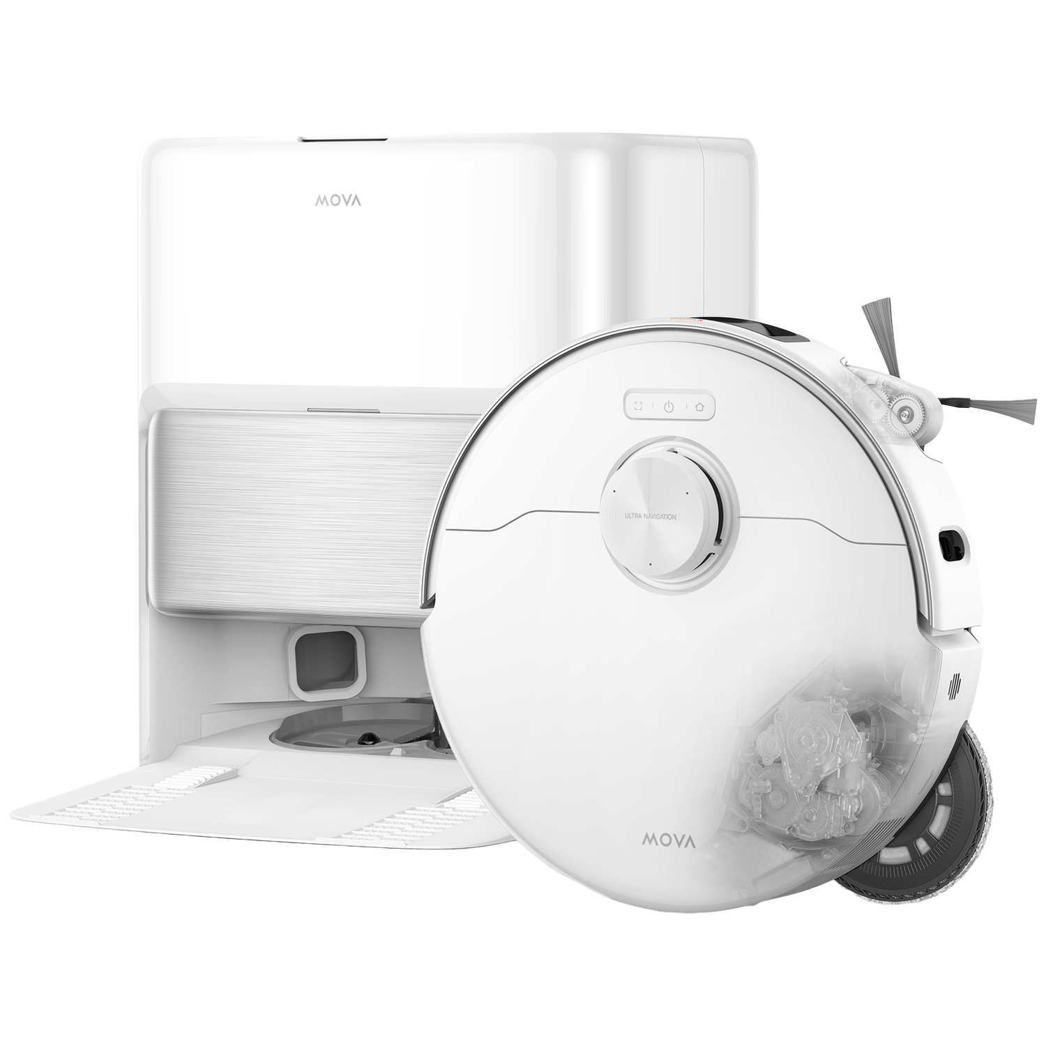 MOVA P70 Pro Ultra - Robotstofzuiger - Met Dweilfunctie - 700 W - Wit