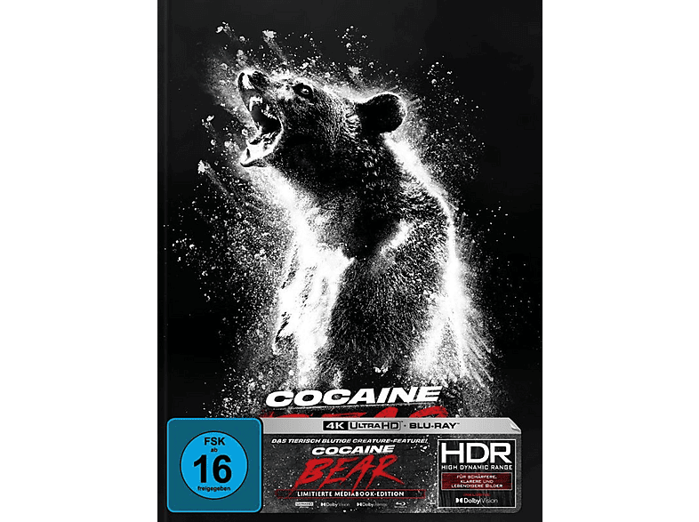 COCAINE BEAR (LTD. MB) 4K Ultra HD Blu-ray (FSK: 16)