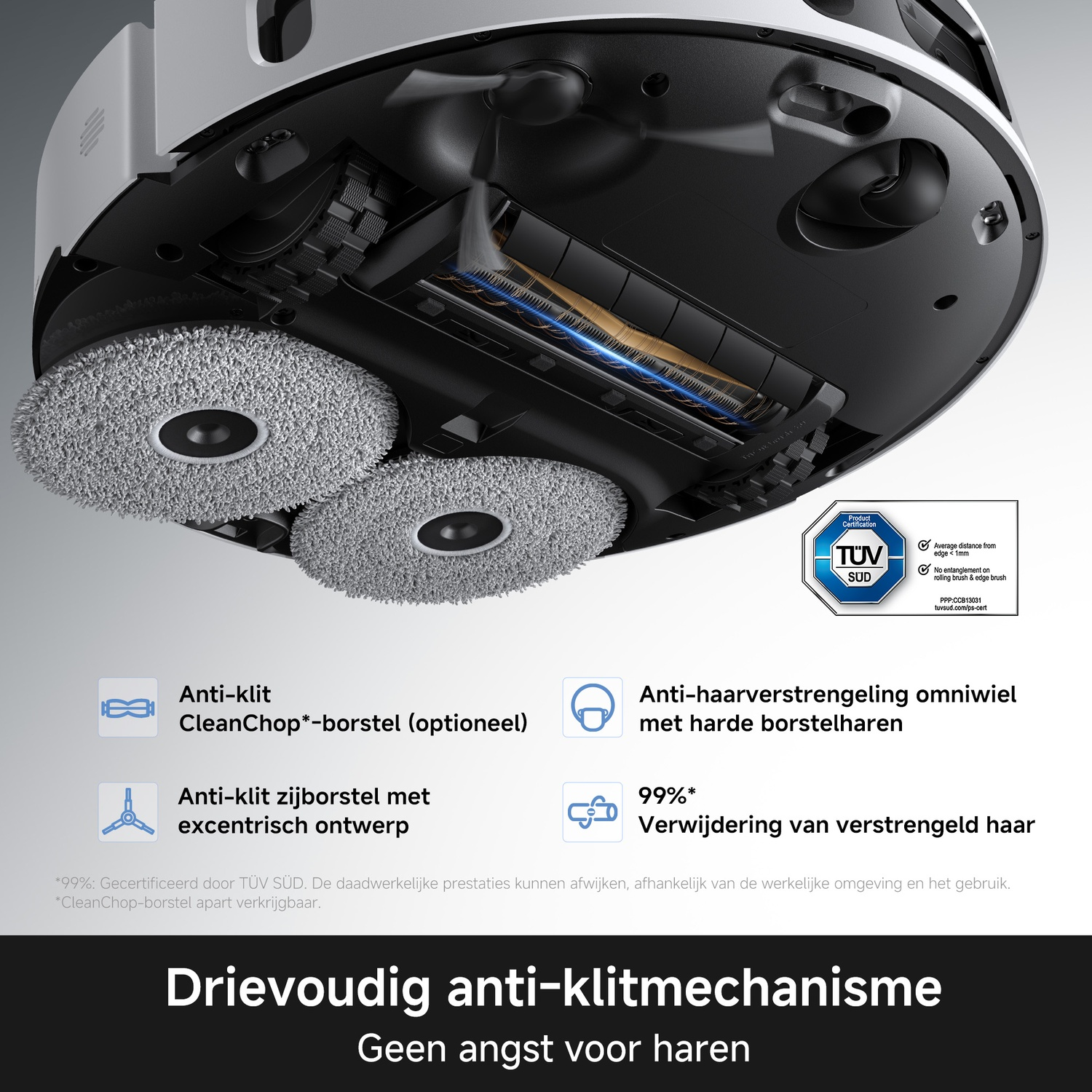 MOVA E50 Ultra - Robostofzuiger - Met Mop-functie - Wit