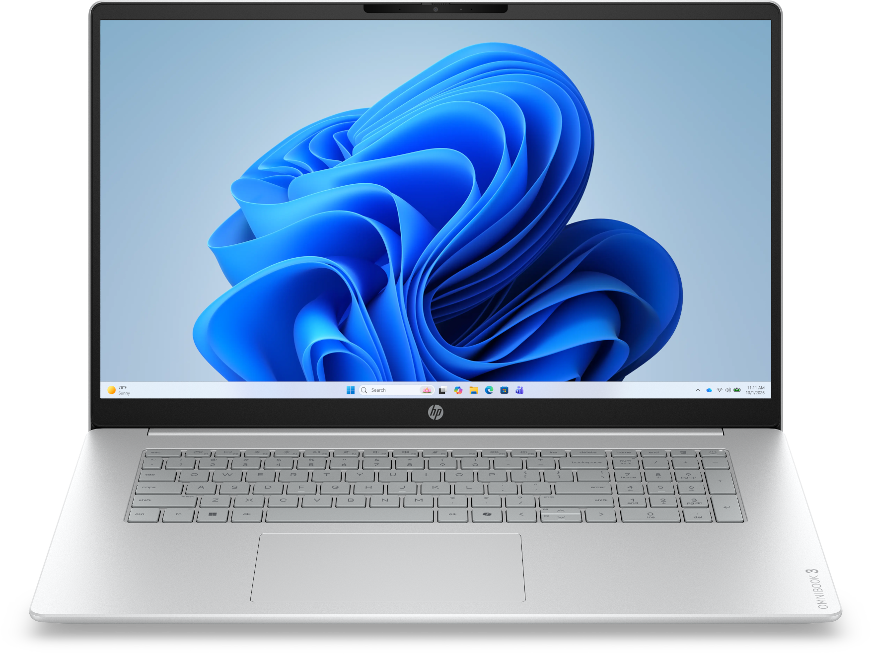 HP OmniBook 3 D6TZ9EA Ezüst Laptop (17,3" FHD/Ryzen 3/8GB/512 GB SSD/Win11H)