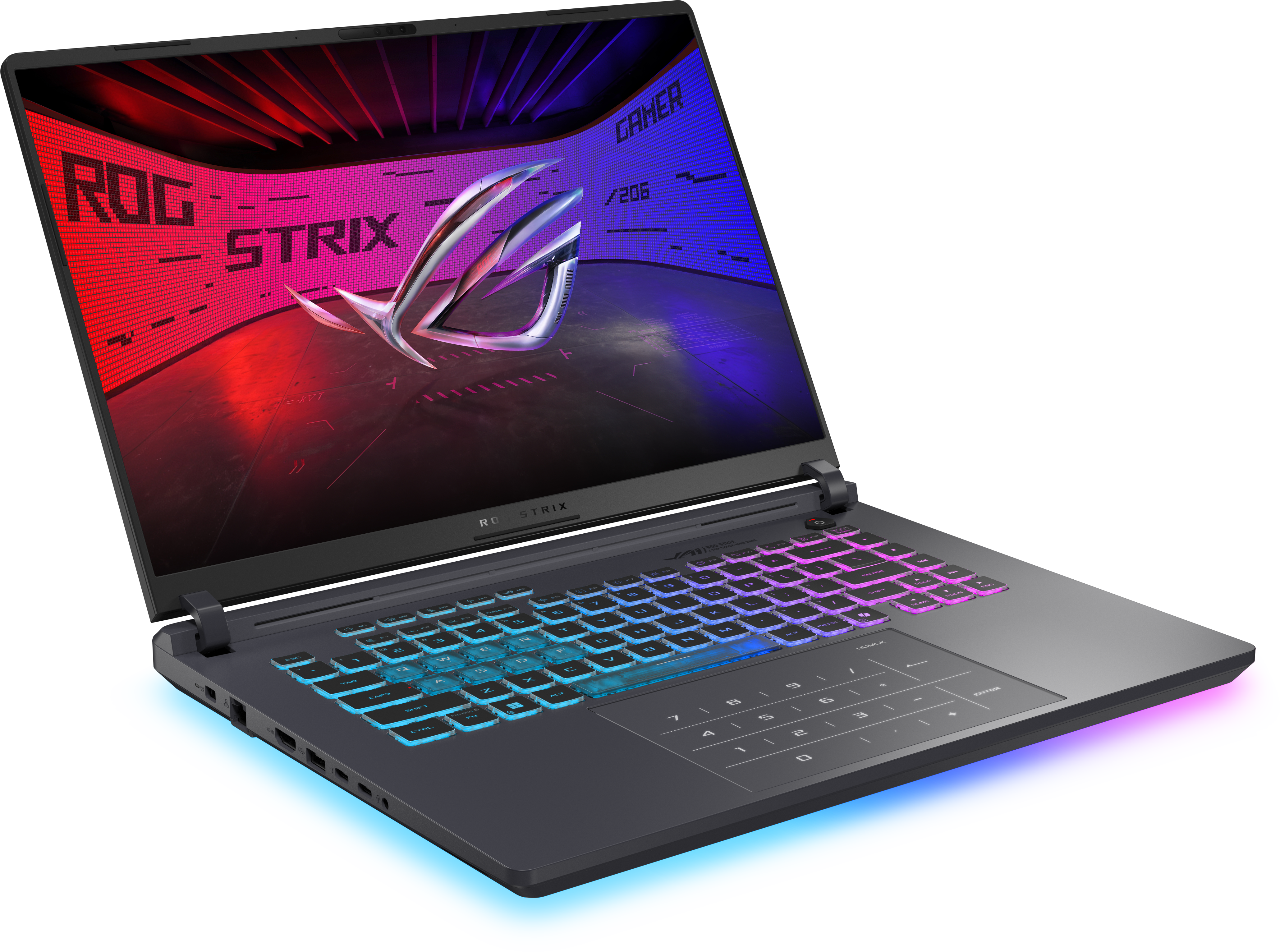 ASUS ROG Strix G615LP-RV285W Szürke Gamer laptop (16" WUXGA/Core Ultra 7/32GB/512 GB SSD/RTX5070 8GB/Win11H)