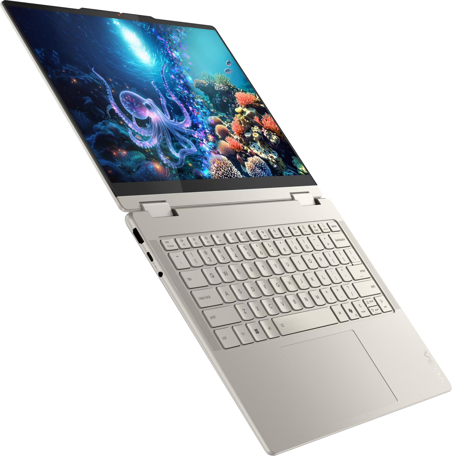 LENOVO Yoga 7i 2-in-1 83JQ0WHVHV Ezüst Laptop (14" WUXGA OLED Touch/Core Ultra 7/16GB/512 GB SSD/Win11H)