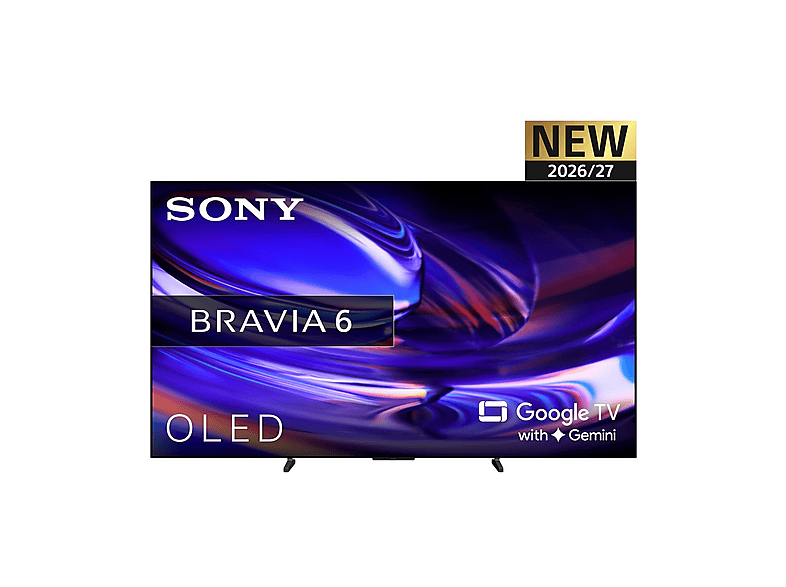 SONY 83 BRAVIA 6 TV OLED, SMART TV, ", Processore Integrato nella motherboard, Black, Classe E
