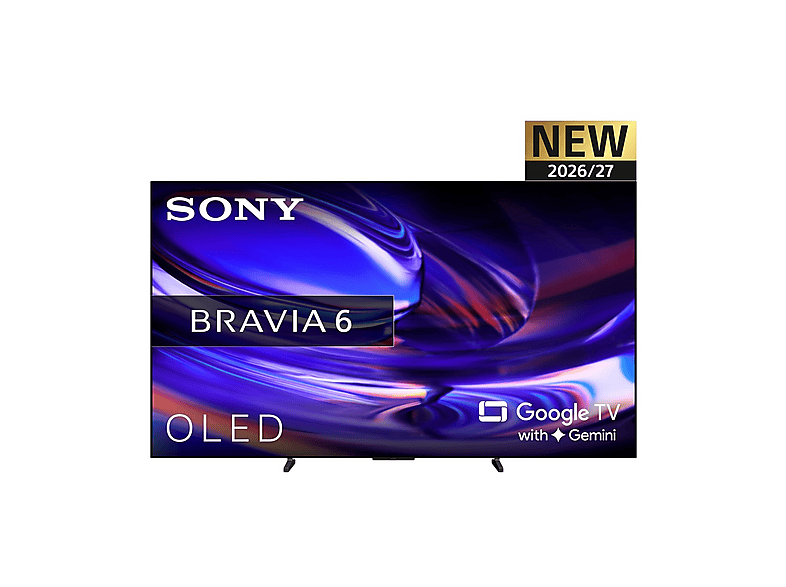 SONY 77 BRAVIA 6 TV OLED, SMART TV, ", Processore Integrato nella motherboard, Black, Classe F
