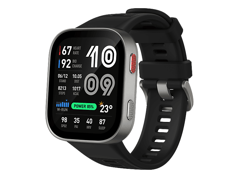 AMAZFIT Bip Max Smartwatch Kunststoff, Aluminiumlegierung Silikon, -, Silver
