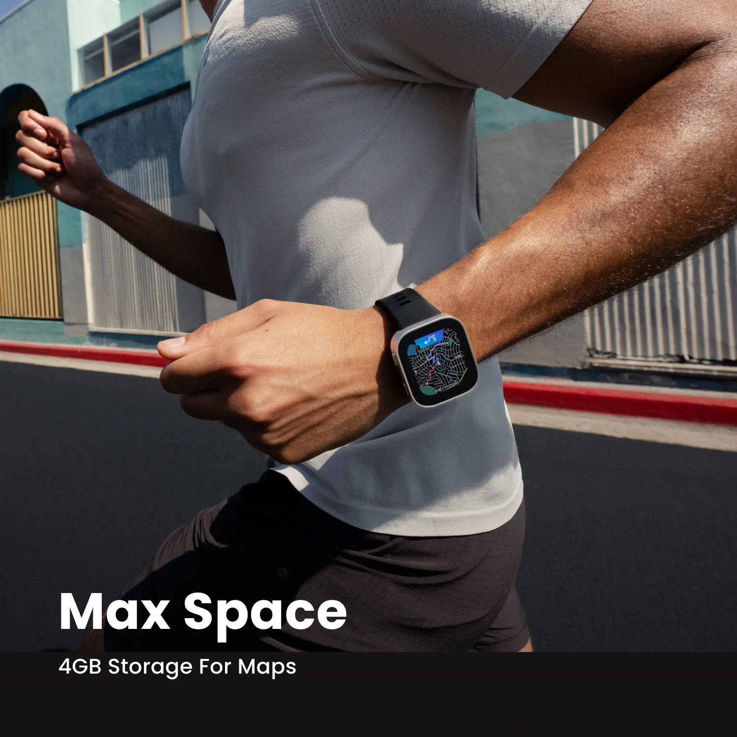 AMAZFIT Bip Max Smartwatch Kunststoff, Aluminiumlegierung Silikon, -, Dark Blue