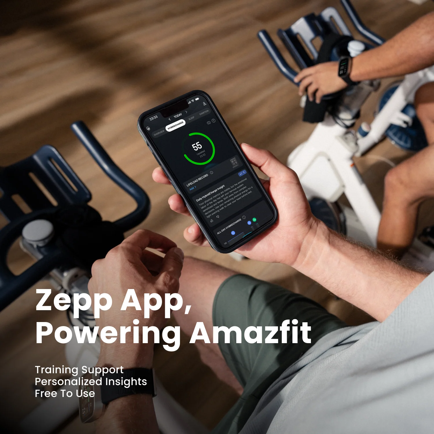 AMAZFIT Bip Max Smartwatch Kunststoff, Aluminiumlegierung Silikon, -, Carbon Gray